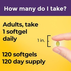 Nature Made Maximum Strength Biotin 5000 mcg Softgels Hair Skin Nails 120 Count