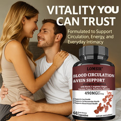 Blood Circulation Supplement with Niacin, Hawthorn, Diosmin, Blood Flow Pills