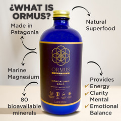 ORMUS MONOATOMIC GOLD 500ML – MULTIMINERAL SOLUTION EXTRACTED FROM SEA SALTS
