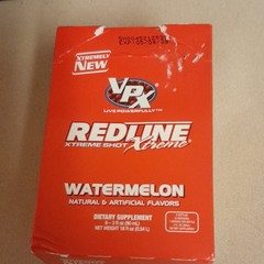 VPX Redline Xtreme Liquid Energy Shot Drink, Watermelon, 6 Servings 3 fl oz
