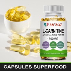 L-Carnitine Capsule – Fat Burner,Metabolism,Energy Booster,Muscle Gain 60 Pills