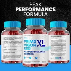 (5 Pack) Prime Vigor XL Gummies, Men Advanced Performance Vitamin (300 Gummies)