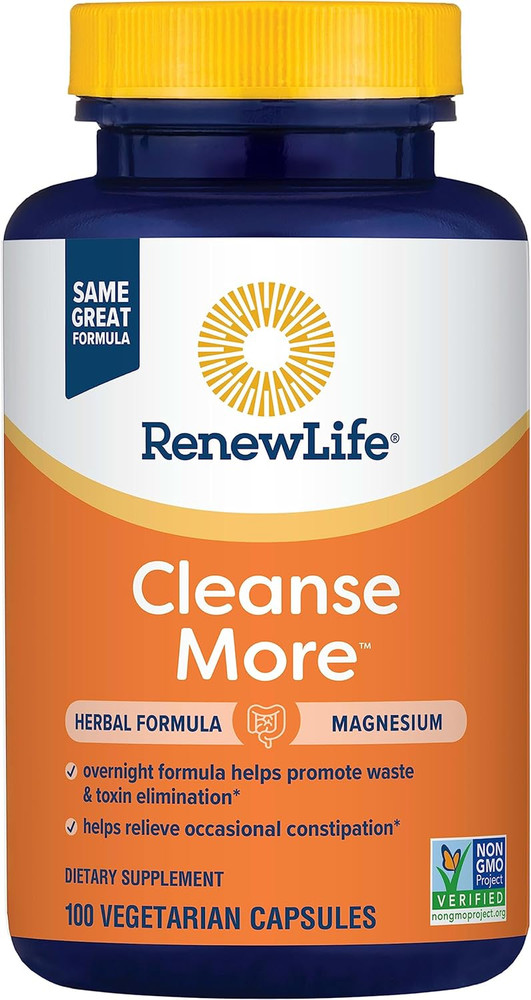 Detox Cleanse More, Reduces Bloating and Restores Regularity, Overnight Const…