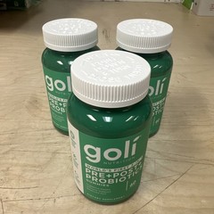 3 Pack Goli PRE + POST + PROBIOTICS Digestive Health Immune Support 180 09/2027