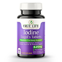 6.25mg Lugol’s Iodine Tablets – 90 Count