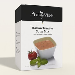 ProtiWise Italian Tomato Soup, High Protein, Low Calorie, KETO Diet Friendly 7ct