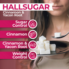 HallSugar – Cinnamon Supplements – Yucan Root – Blood Sugar Support – 60 Caps