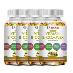 Vitamin B Complex,Vitamins B1,B2,B3,B5,B6,B8,B12,Energy, Metabolism Aid 60-240PC
