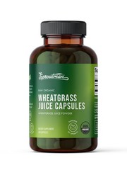 Organic Wheatgrass Juice Powder Capsules by Sproutman – 100 Pure Wheatgrass –