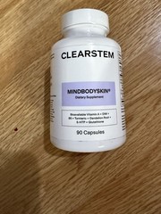 CLEARSTEM – MINDBODYSKIN Hormonal Acne Supplement 90 Caps Sealed