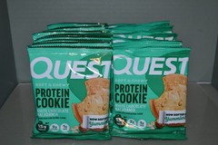 (24) Quest White Chocolate Macadamia Protein Cookies, 2.04 oz, 15 g, BB 08/26