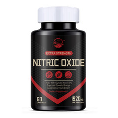 Nitric Oxide & Circulation Booster | L-Arginine, L-Citrulline | Extra Strength