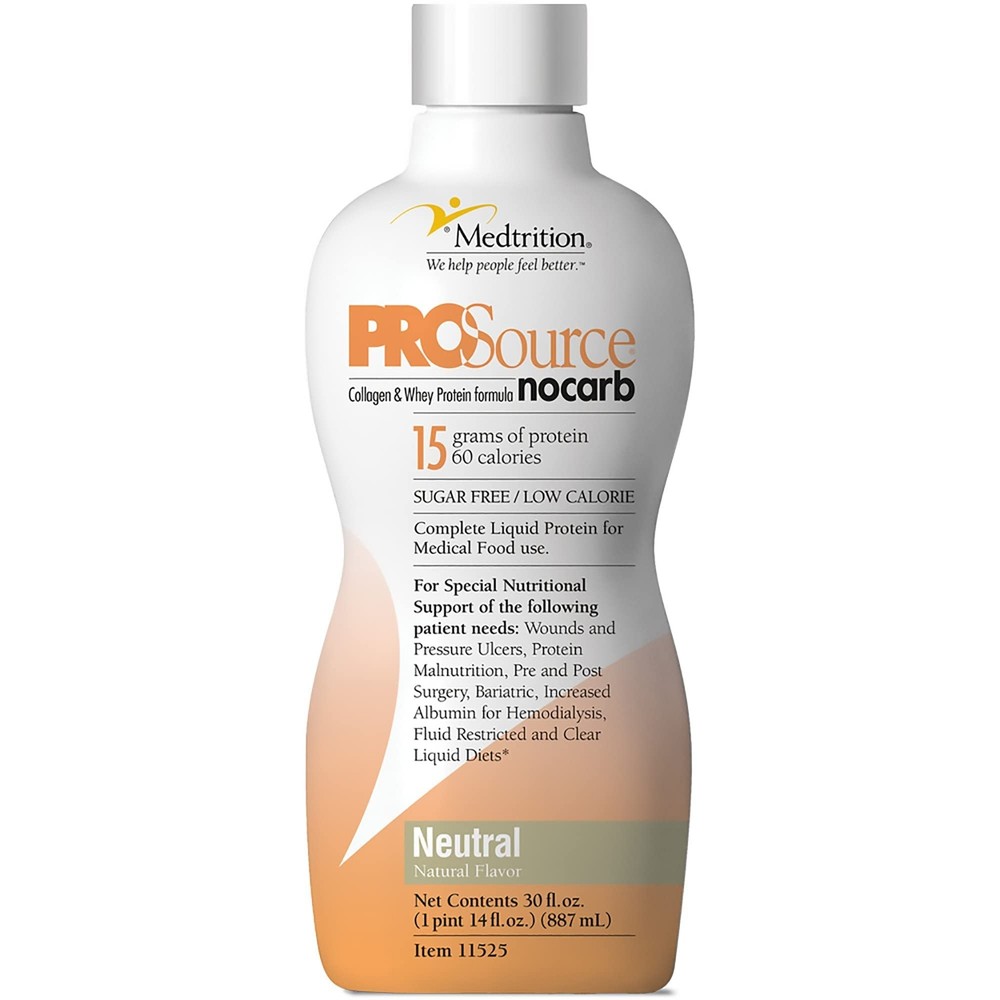 ProSource NoCarb Liquid Protein, Neutral Flavor, 30 Ounce Bottle – 1/Each