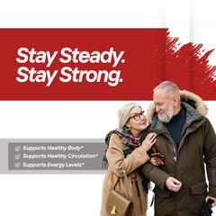 Bio Steady-Blood Support- 2 Bottles- 120 Capsules