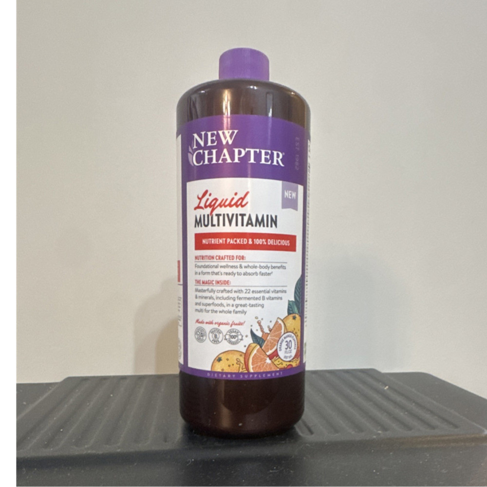 New Chapter Liquid Multivitamin Mixed Fruit Gluten-Free 15 mL Exp 12/26