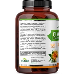 CLA 2000 mg 180 Softgels Conjugated Linoleic Acid Pure Weight Loss Fat Burner