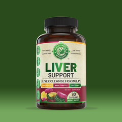 Liver Cleanse Detox & Repair Formula with Turmeric & Milk Thistle. 45 Day Supply