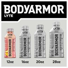 Refresh With LYTE Peach Mango Electrolyte Drinks – 15 Calories, 8 Bottles, 12 Oz