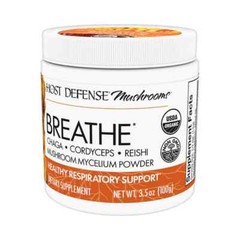 Fungi Perfecti Host Defense Breathe 3.5 oz. Powder Organic Respiratory Health