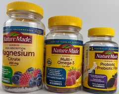 Nature Made Gummie, Softgels & Tablets-Variety 8 Pack *Please read description*