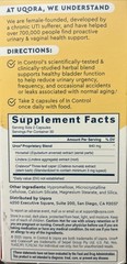 Uqora in Control Bladder Support 24 Hour Support 1 Month Supply Exp 10/27