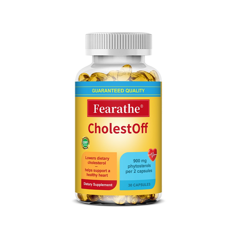 Lower Cholesterol Support Ahealthy Heart Balances Blood Circulation Softgels