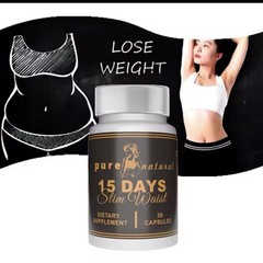 Pure Natural 15 Days Slim Waist Dietary Supplement 30 Capsules Weight Management