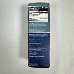 Triquetra L-Methylfolate 5-MTHF Plus Methyl B12 Supplement 1 oz Sealed Bottle