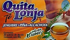 2 Boxes Te Quita Lonja Tea Jegibre + Piña 60 Bags Accion Xtreme! 100% Efectivo