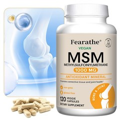 MSM Capsules Joint Mobility,Bone Calcium Absorption & Post-Workout Comfort 120CT