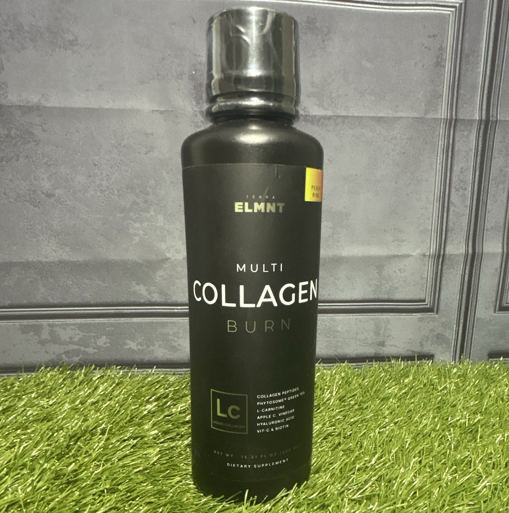 ELMNT Multi Collagen Burn Liquid Collagen Non-GMO 15.21 Peach Ring