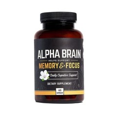 Brain Alpha Memory & Focus 60 Capsules Supplement for Men & Women 1-5Bottle 2025