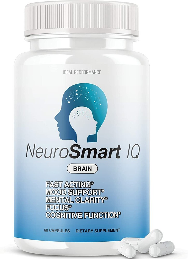 Neuro Smart IQ Brain Pills Neurosmart Mind Energy Plus Neurosmartiq 60 Capsules
