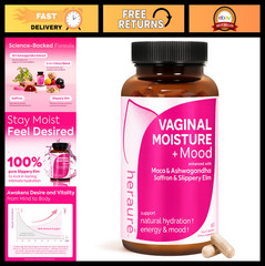 Vaginal Moisture & Libido Enhancer for Women – Hormone Balance, Mood Boost, 60CT