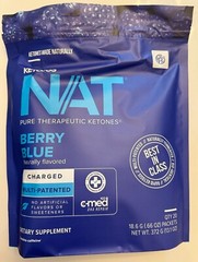 Prüvit Ketones NAT 20 SALE! Packets Charged BERRY BLUE / FREE SHIPP Exp 02/2026