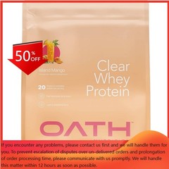 Oath Nutrition Clear Whey Protein Powder – Island Mango – 18 Servings
