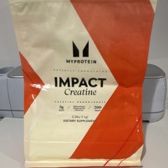 Myprotein Impact Creatine Monohydrate Powder Unflavored 2.2 lb Exp 02/2028