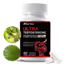 Testosterone Booster – Increase Energy Improve Muscle Strength & Growth 60/120ct