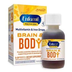 Enfamil Poly-Vi-Sol Drop MultiVitamin & Iron Support – Lactose Free 1.7oz 1 Pack