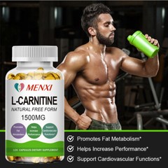L-carnitine Capsules Fat Burning,Weight Loss,Muscle Gain,Metabolism,120 Capsules