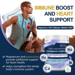 NATURE TARGET Magnesium Powder Supplement with 10.58 Ounce (Pack of 1)
