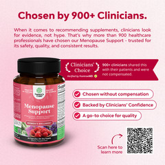 Complete Herbal Menopause Supplement for Women – 30 Servings