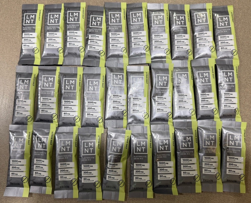 LMNT Zero-Sugar Electrolytes Citrus Salt 30 Packs