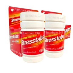 2x Stresstabs with Iron 60 Tablets Healthy Stress Relief for Women Fresh Bright