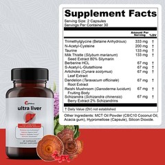 5X UpWellness Ultra Liver Supplement for Liver Support and Gallbladder Support