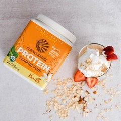 Sunwarrior Organic Classic Plus Vanilla Protein Powder, Vanilla 13.2 oz