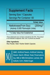 Nattokinase 5000FU Capsules serving- limited stock