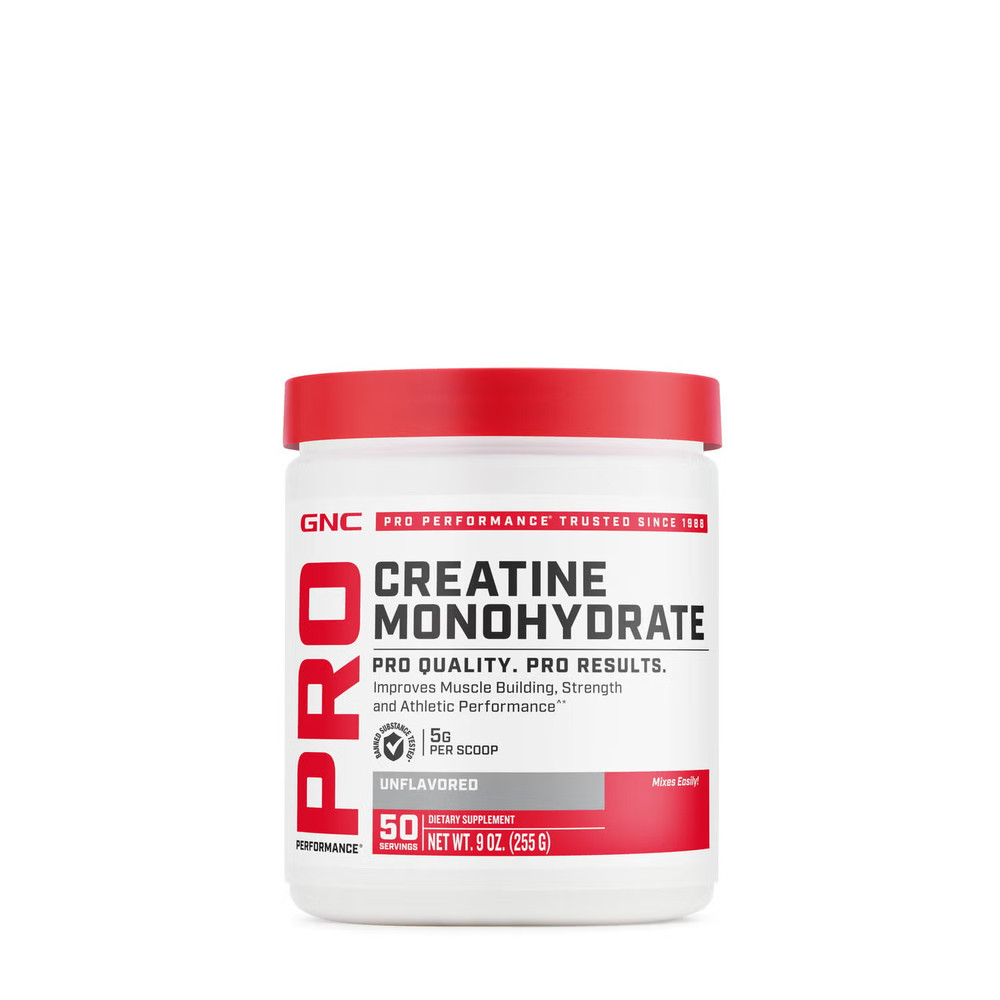 New GNC Pro Performance Creatine Monohydrate- 9oz (255 G)