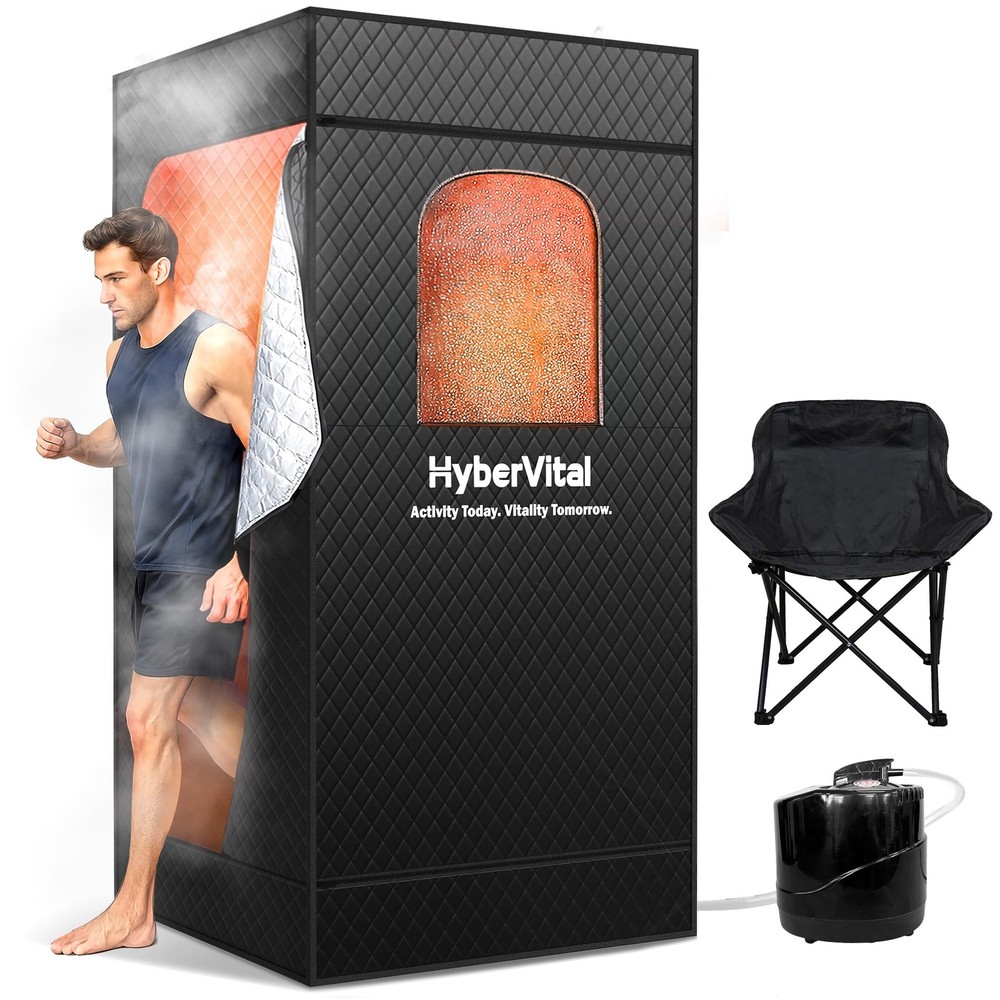 Portable Sauna for Home, Spacious Sauna Tent with 3.0L Fast-Heating Steamer S…