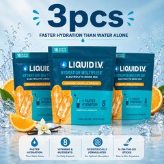 Liquid I.V. Hydration Multiplier,Orange Vanilla Dream,Fast Electrolyte Drink Mix